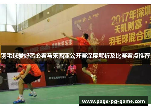 羽毛球爱好者必看马来西亚公开赛深度解析及比赛看点推荐
