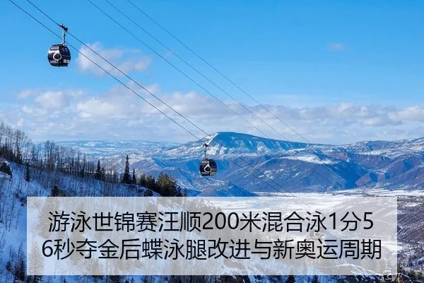 游泳世锦赛汪顺200米混合泳1分56秒夺金后蝶泳腿改进与新奥运周期