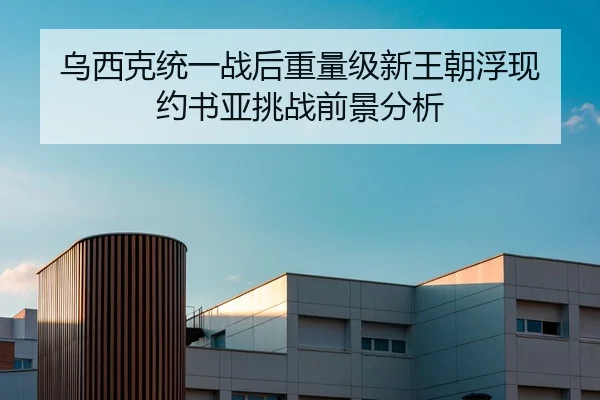乌西克统一战后重量级新王朝浮现 约书亚挑战前景分析
